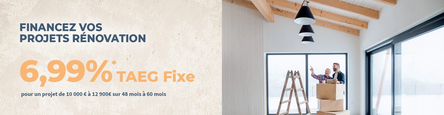 Financez vos projets rénovation